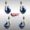 Service Caster 4 Inch 316SS Solid Poly Swivel 7/8 Inch Expanding Stem Caster Brake SCC, 2PK SCC-SS316EX20S414-SPUS-2-TLB-2-78 - alternate 1